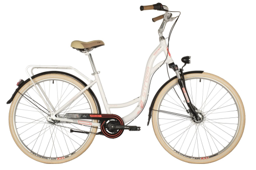 Велосипед Stinger Barcelona Evo 28" (2021), рама 19" (175-185 см), белый