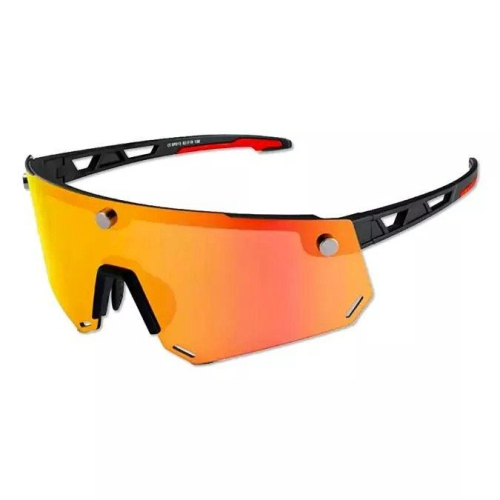 Очки велосипедные Rockbros, оправа черная с магнитными держателями, линза с поляризацией, RB_SP213BK, черный