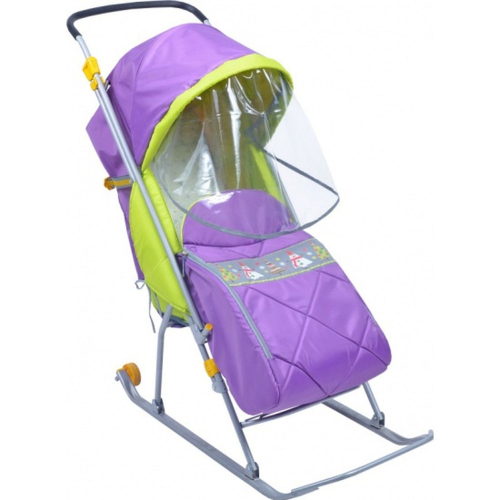 Санки-коляска Тимка Люкс15 (лавандовый)