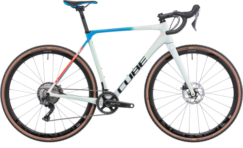 Велосипед Cube Cross Race C:62 SL 28" (2022), рама 58 см (185-195 см), белый