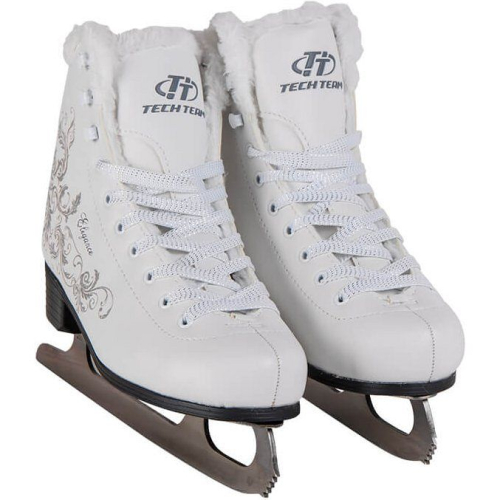 Коньки фигурные Tech Team Elegance, белый