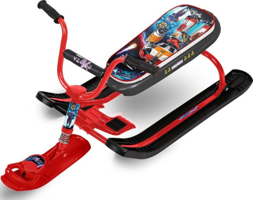 Снегокат Nika Kids "Ника джамп", СНД1/ГР, с галактическим роботом