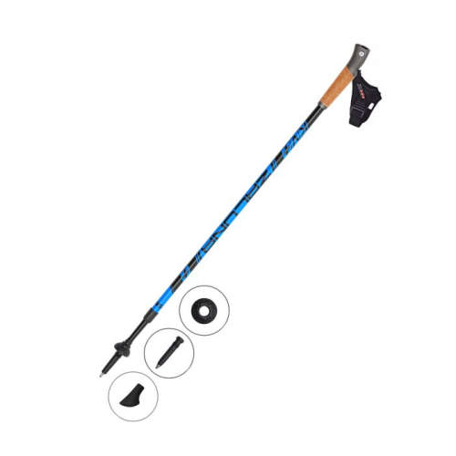 Палки для скандинавской ходьбы KV+ ZALUNA телескопические, 2 секции 135cm