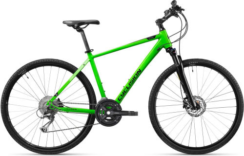 Велосипед Cyclision Zodin 2 Alivio, рама S/M (165-175 см), салатовый
