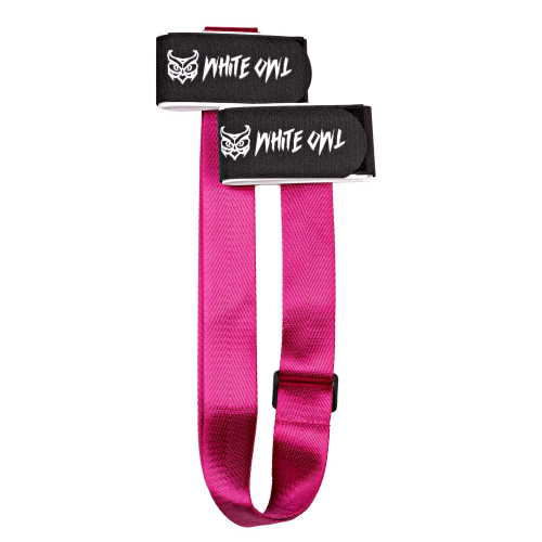 Связки для горных лыж White Owl KNDR-OZ, обхват 38х460 мм, лямка 38х1200 мм, черный с красным