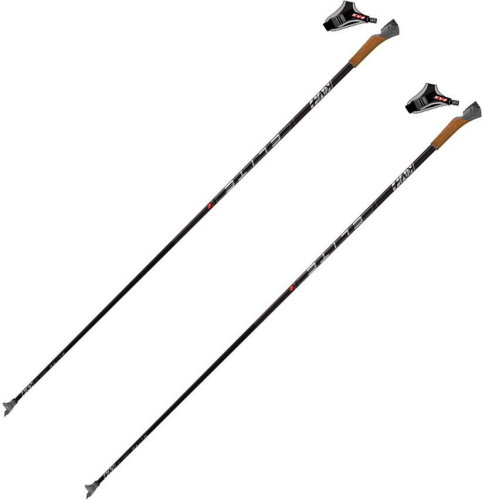 Палки лыжные KV+ Elite Qcd 100% Carbon Cross Country Pole, 23P015Q, черный