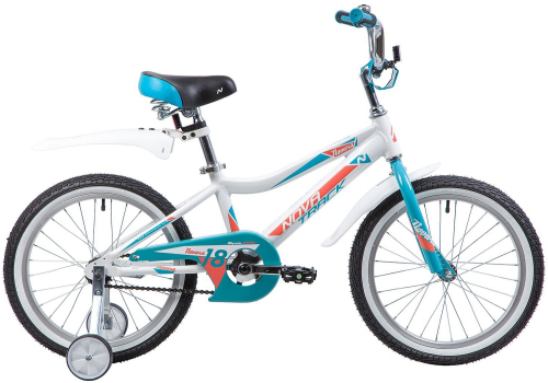 Велосипед NOVATRACK NOVARA 18" (2019), рама 11.5" (110-130 см), белый