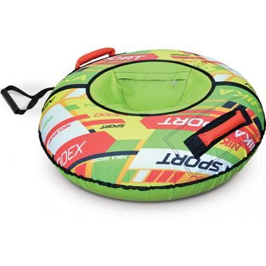 Тюбинг 70 см принтованный, зеленый