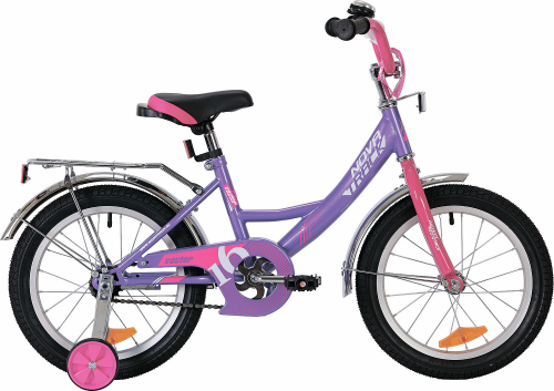 Велосипед NOVATRACK VECTOR 12" (2019) (92-98 см), фиолетовый