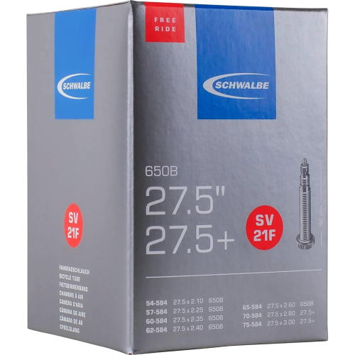Камера Schwalbe 27.5, SV21F Freeride, спорт ниппель 40 мм, 2.10-2.30 (54/75-584), 05-10400073