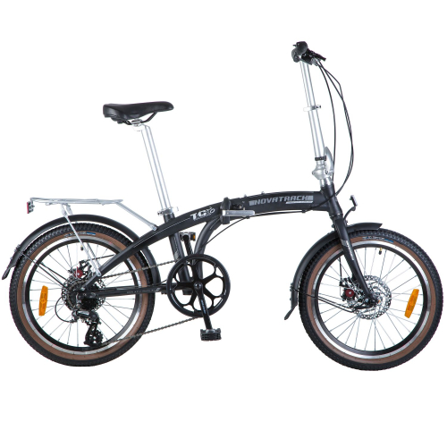 Велосипед Novatrack складной TG-20 Disc 20" (2018), рама 12.5", черный
