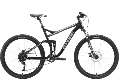 Велосипед Stark Tactic FS 27.5 HD (2022), рама 22" (185-195 см), черный