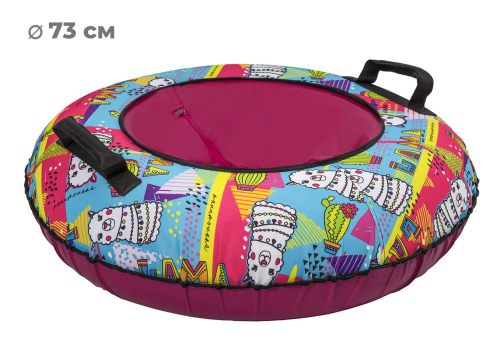 Тюбинг 73см ОКСФОРД LAMA, пурпурный