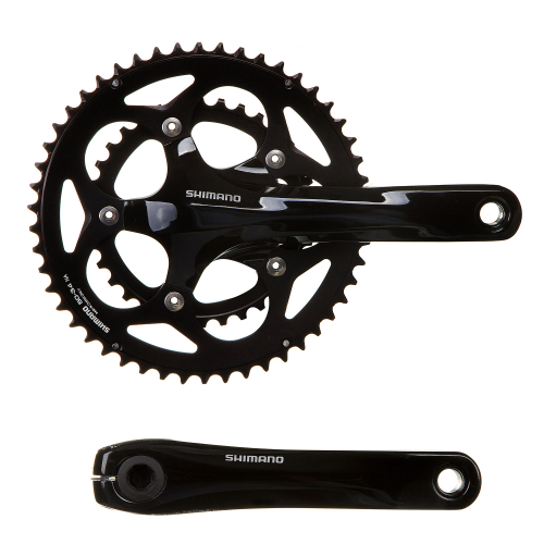 Система шатунов Shimano FC-RS400, 170mm, 50x34T, 10-Speed, Black