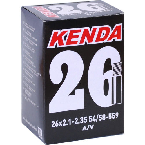 Камера велосипедная Kenda 26" 2.10-2.35 (54/58-559), AV, 5-511306, черный
