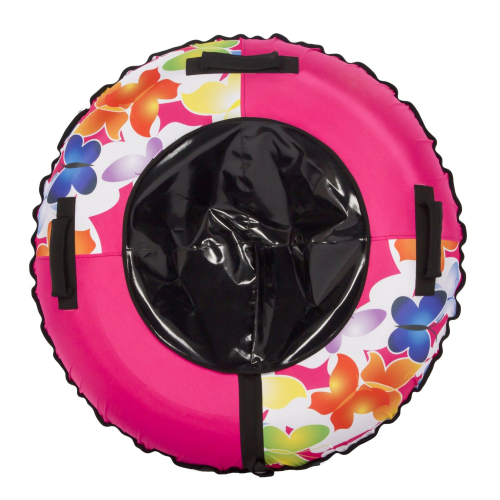 Тюбинг Snowstorm BZ-80_BUTTERFLY_V2, 80 см, розовый с черным