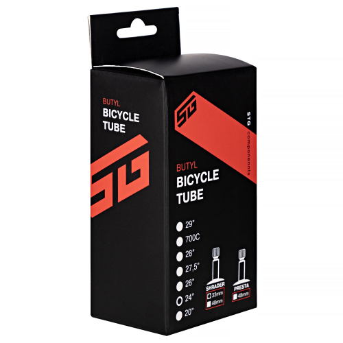 Камера велосипедная STG бутил 24Х1,75/1,95"