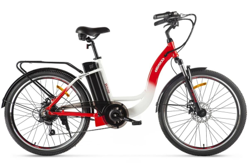Электровелосипед Eltreco White 26" (2021), красный
