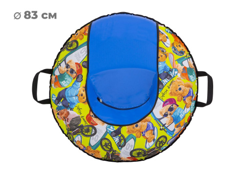 Тюбинг 83см ОКСФОРД BEAR Comfort, голубой