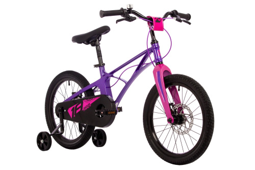 Велосипед Novatrack Blast 18" (2024), рама 9.5" (110-130 см), фиолетовый
