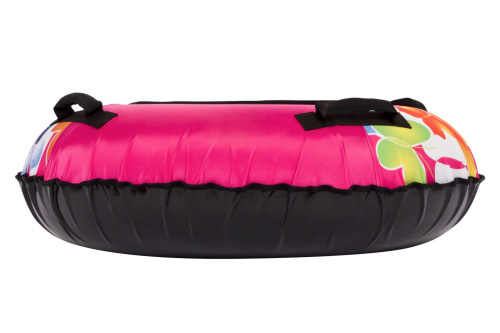 Тюбинг Snowstorm BZ-110_BUTTERFLY_V2, 110 см, розовый с черным