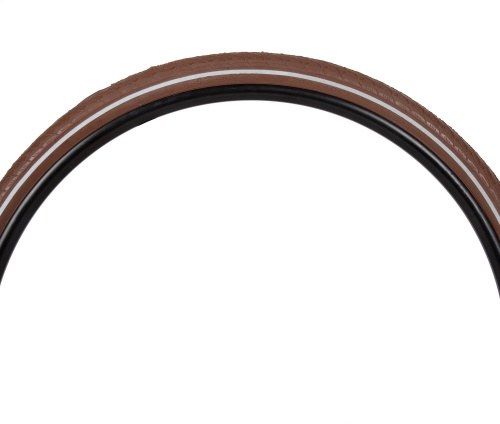 Покрышка Mitas Flash V66, 700x40С, ETRTO 42-622, светоотрожающая полоса, коричневый, коричневый