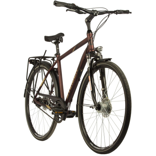 Велосипед Stinger Vancouver Evo 28" (2021), рама 60 см (185-195 см), коричневый