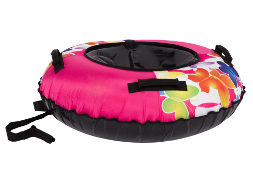 Тюбинг Snowstorm BZ-70_BUTTERFLY_V2, 70 см, розовый с черным