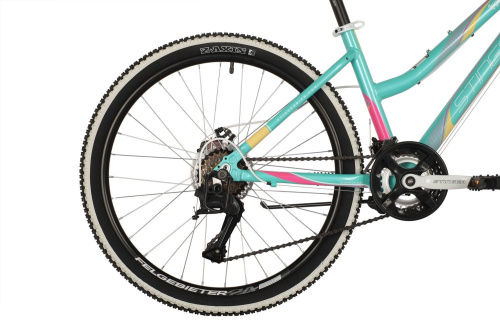 Велосипед STINGER LAGUNA D 24" (2021), рама 12" (130-155 см), зеленый