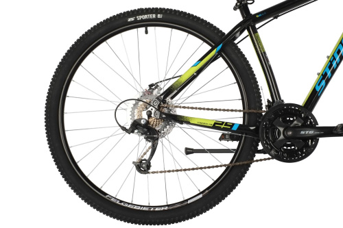 Велосипед STINGER ELEMENT EVO MICROSHIFT 29" (2021), рама 22" (185-195 см), черный