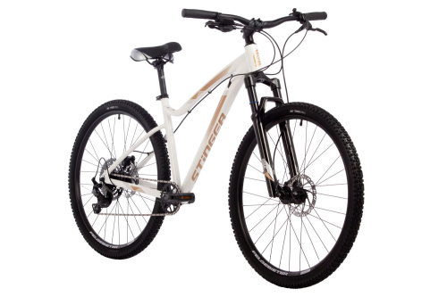 Велосипед Stinger Vega Evo 27.5" (2024), рама 15" (155-165 см), белый
