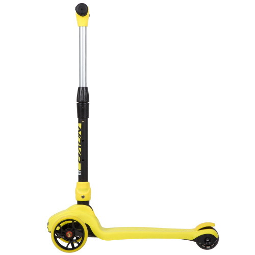 Самокат-кикборд Novatrack RainBow Car (2020), желтый