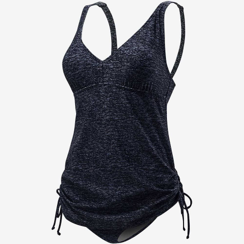 Купальник утягивающий TYR Mantra V-Neck Sheath, черный