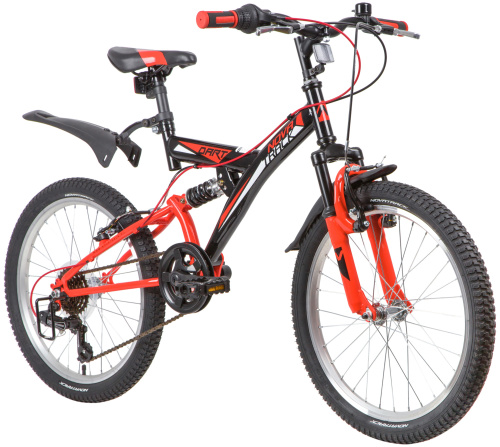 Велосипед Novatrack Dart 20" (2020) (110-130 см), черный