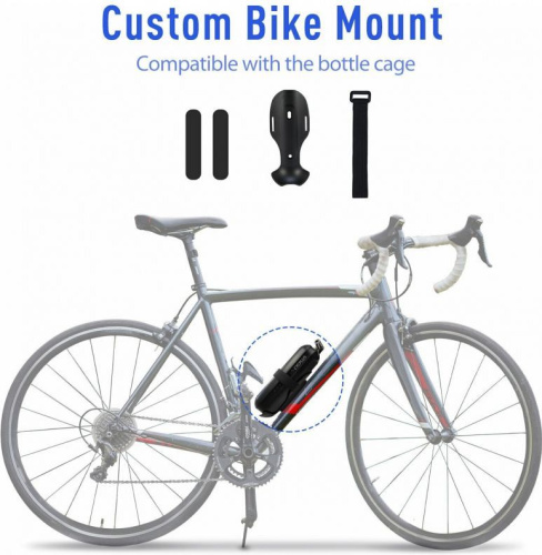 Портативный электрический насос Cycplus A2, 5 Вольт, 6,4 Втч, 150PSI, черный