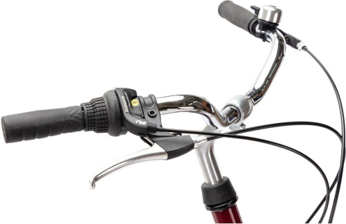 Велосипед Capriolo City Diana Alu (1x7), рама 18" (165-175 см), бордовый