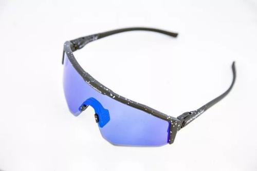 Очки велосипедные Rockbros, оправа черная, линзы с поляризацией голубые, RB_14130001001, черный