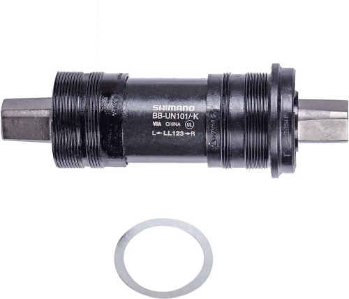 Каретка Shimano BB-UN101, 68x122,5 мм, под защиту цепи, б/болтов