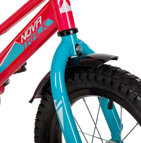 Велосипед NOVATRACK VALIANT 14" (2022) (98-110 см), красный
