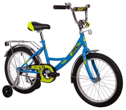 Велосипед NOVATRACK URBAN 18" (2022) (110-130 см), синий