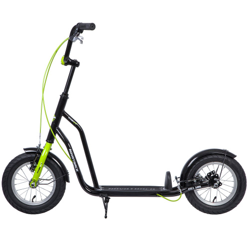 Самокат внедорожный Novatrack Stamp N1 12" Basic (2018), черный