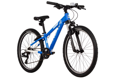 Велосипед Novatrack Extreme 7.V 24 (2025), рама 11" (130-155 см), синий-белый