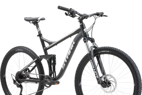 Велосипед Stark Tactic FS 27.5 HD (2022), рама 22" (185-195 см), черный