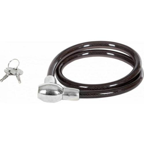 Замок STG TYT863 ключевой, 12х800 мм, черный