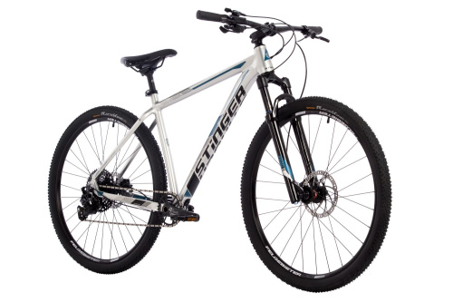 Велосипед Stinger Reload Std 29" (2024), рама 22" (185-195 см), серебристый