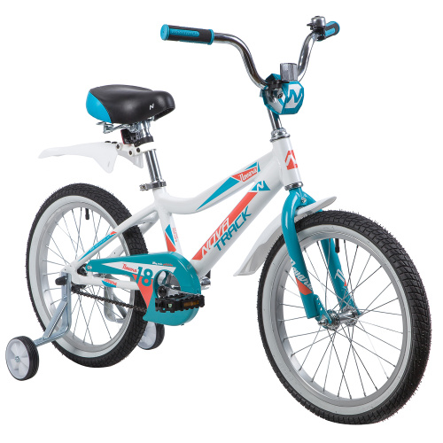 Велосипед NOVATRACK NOVARA 18" (2019), рама 11.5" (110-130 см), белый