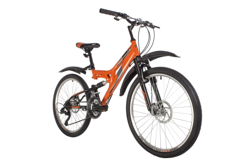 Велосипед FOXX FREELANDER 24" (2022), рама 14" (130-155 см), оранжевый
