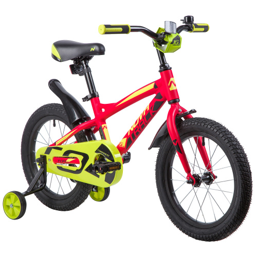 Велосипед NOVATRACK TORNADO 16" (2019), рама 10.5" (98-110 см), красный