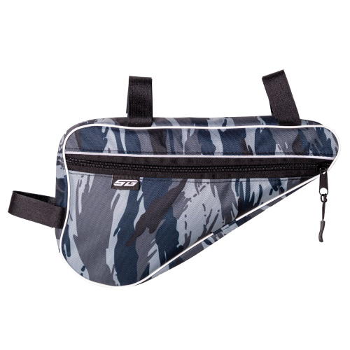 Велосумка под раму STG FB-002, размер 30х17х6 см, камуфляж-серый