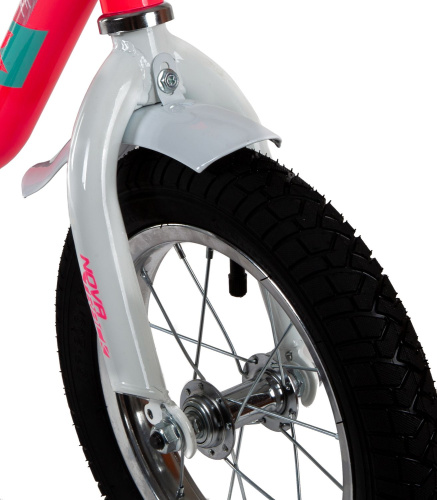 Велосипед NOVATRACK MAPLE 12" (2021) (92-98 см), розовый